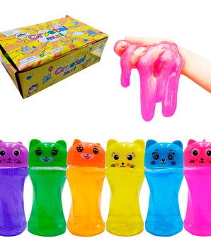 SLIME MINI TUBO TORCIDO GATO R-16389 YGV-790 CJ480-PAQ 24 @PAQ24