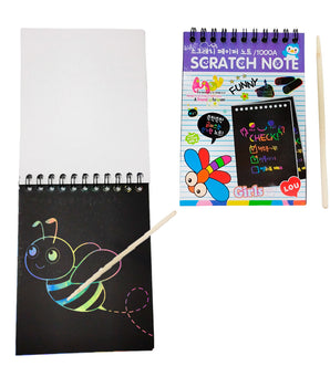 LIBRETA MAGICA SCRATCH 14*10CM Y0141 - PAQ L-441 12D @PAQ12