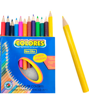 LAPICES DE COLORES CHICOS X-95-1-PAQ12 @PAQ12