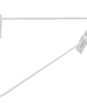 GANCHO PARA PANEL RANURADO R-16733 B6-10 25CM BLANCO CJ200-PAQ 50 @PAQ50