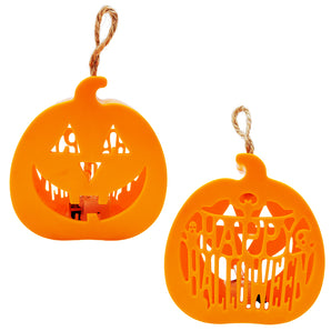 COLGANTE CALABAZA CON LEYENDA HAPPY HALLOWEE YJ23M-16  @PAQ1