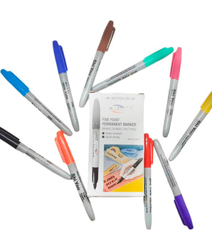 PLUMON 12 COLORES PERMANENTES EN BLISTER R-1056 WJ-662 PAQ6 @PAQ6