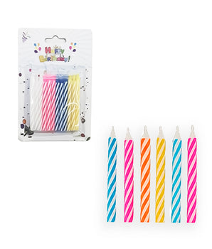 VELAS PARA PASTEL HAPPY BIRTHDAY  C/24 FENGLIN R-16028 CJ720 - PAQ 12 @PAQ12